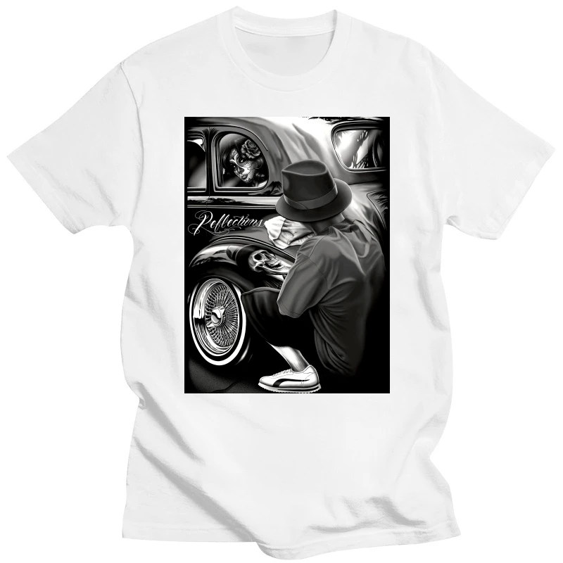 DGA David Gonzales ‘Reflections’ Lowrider Homies Pachuco Art T-Shirt Size XXL