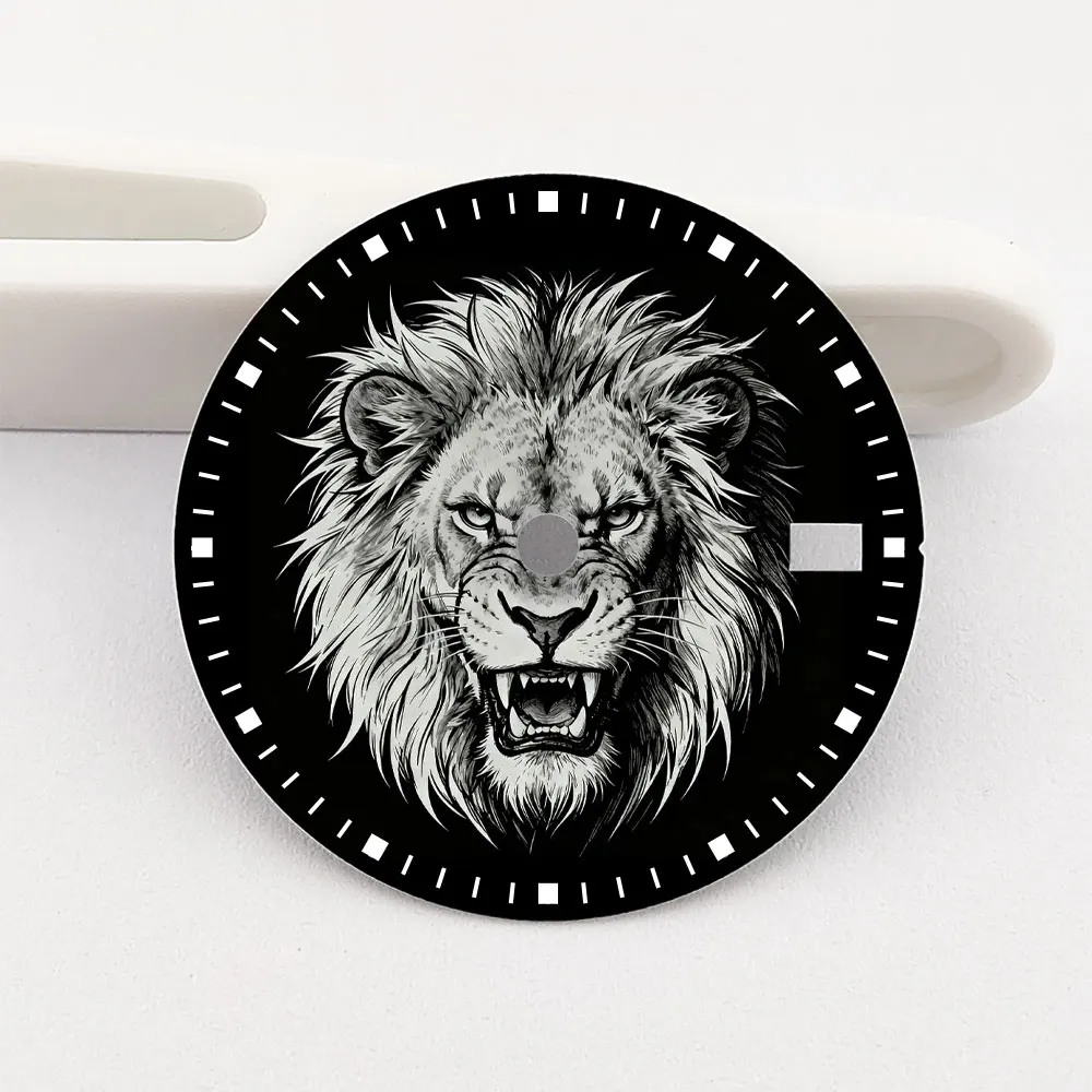 285mm腕時計文字盤-nh35文字盤-カスタムパターンカラー印刷-nh35ビースト文字盤-nh35-36ムーブメント対応-腕時計部品