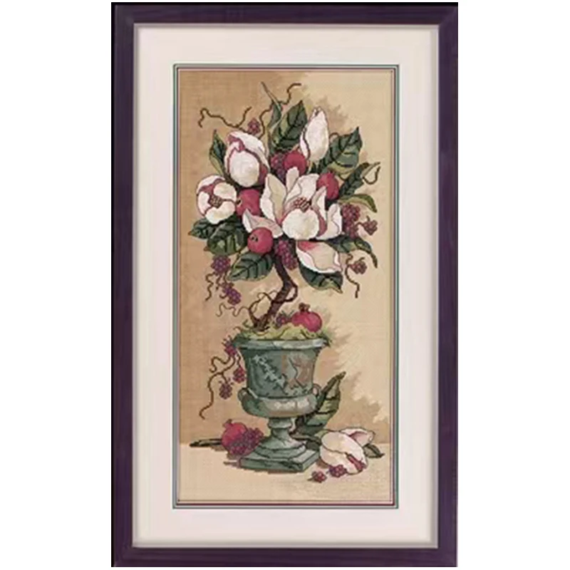 

HC025 Наборы для вышивки крестом Вышивка крестиком Полный набор Иглы Искусство и ремесло Хобби Рукоделие Цветочная посылка Хобби