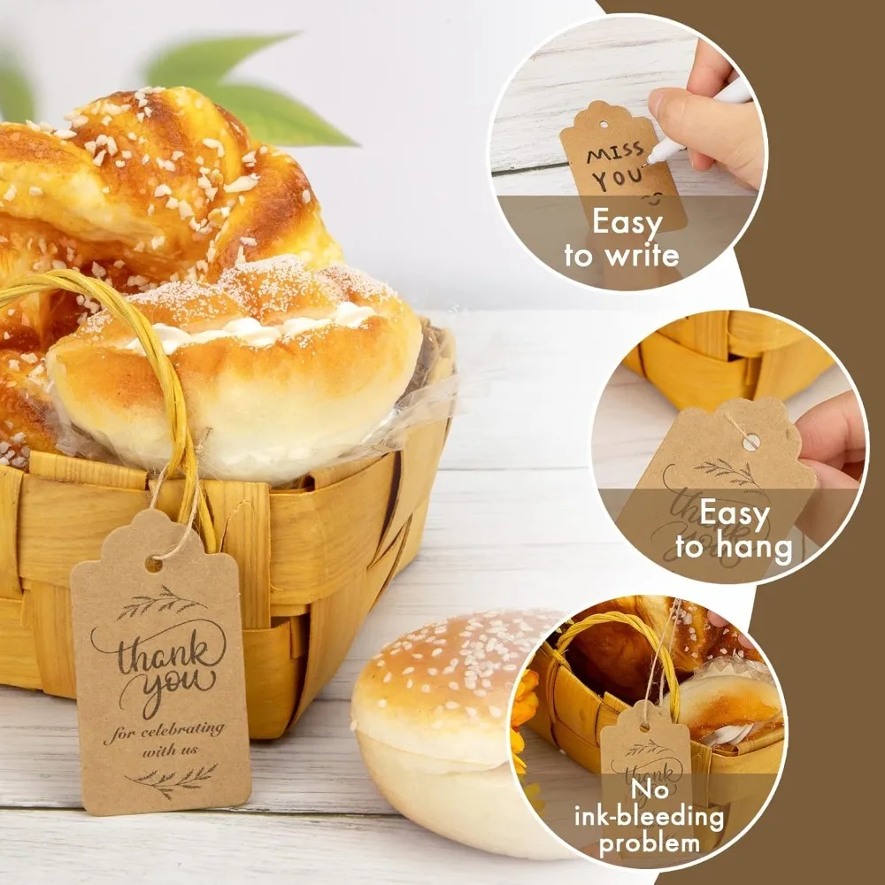 

Thank You Hang Tag DIY Handmade Thank You Hang Tag Holiday Gift Hanging Card Label Party Wedding Decoration