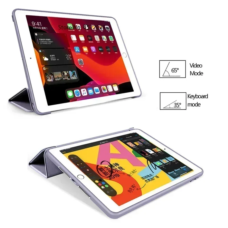 Penutup pintar untuk iPad Mini 5 casing 2019 2021 Mini 6 penutup silikon untuk iPad mini 4 casing Funda