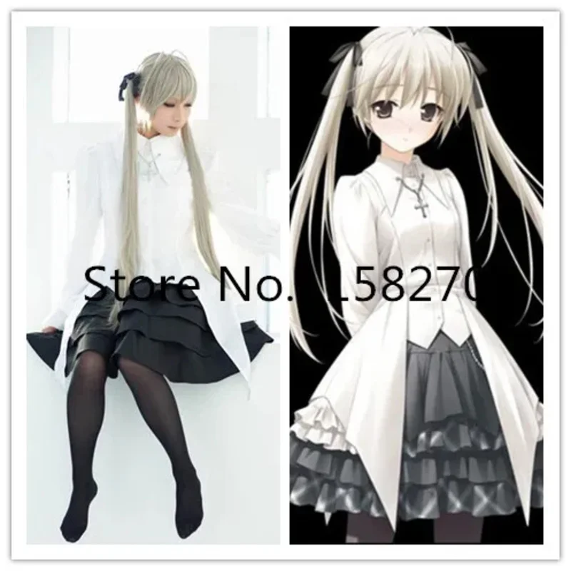 

Yosuga no Sora Sky of Connection Sora Kasugano Cosplay Costume Coat,skirt cross necklace headwear