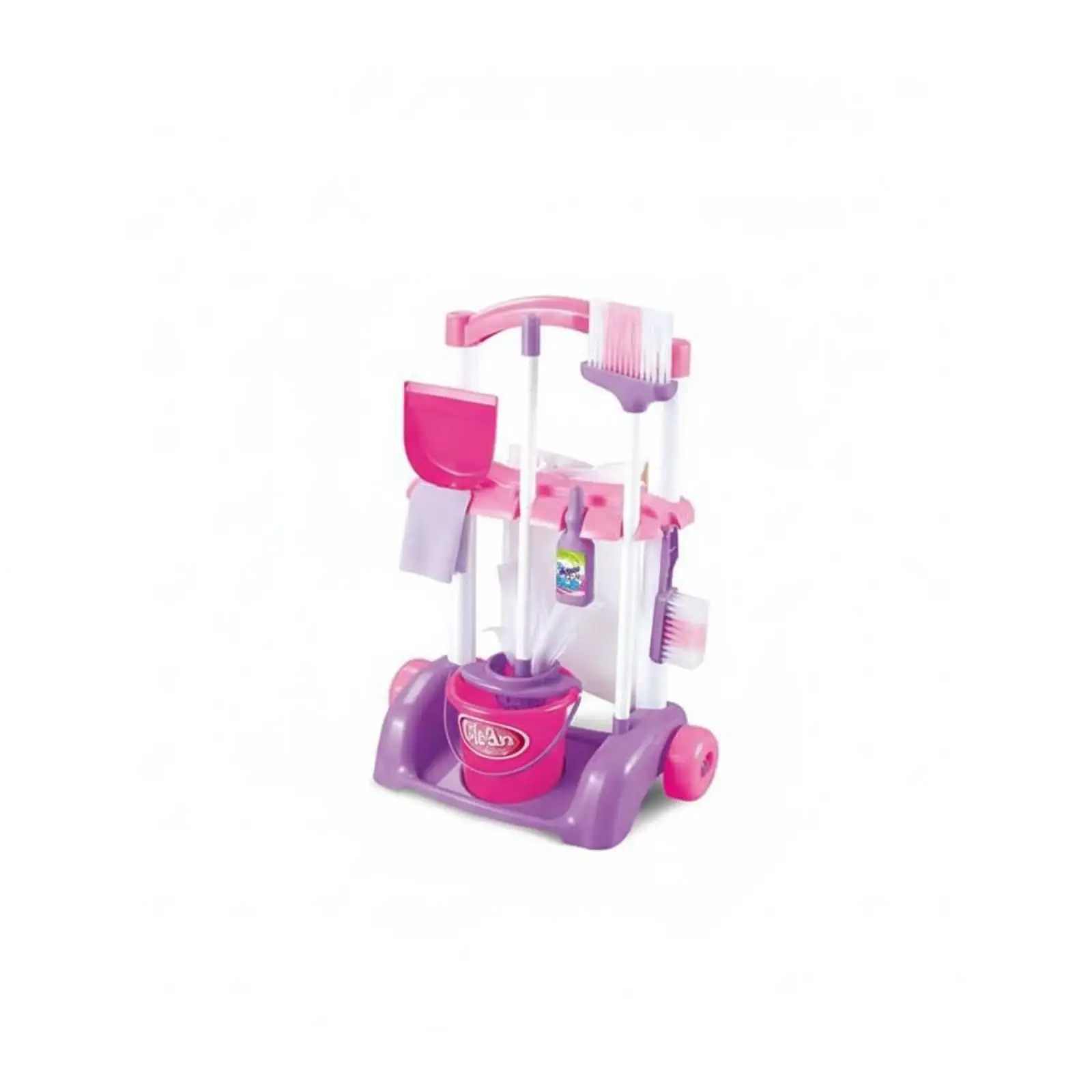 Child Cleaning Trolley Creative Work Toys Toy Educational Cognitive Toys for Kids Home Activities for Children Interactive