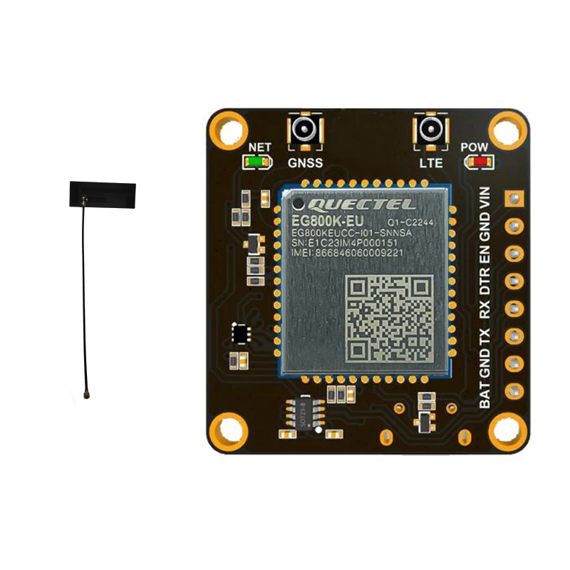 

Quectel EG800K-EU LTE Cat1 bis Module Core Board Wi-Fi Scan Audio Band B1 B3 B5 B7 B8 B20 B28 Without GNSS