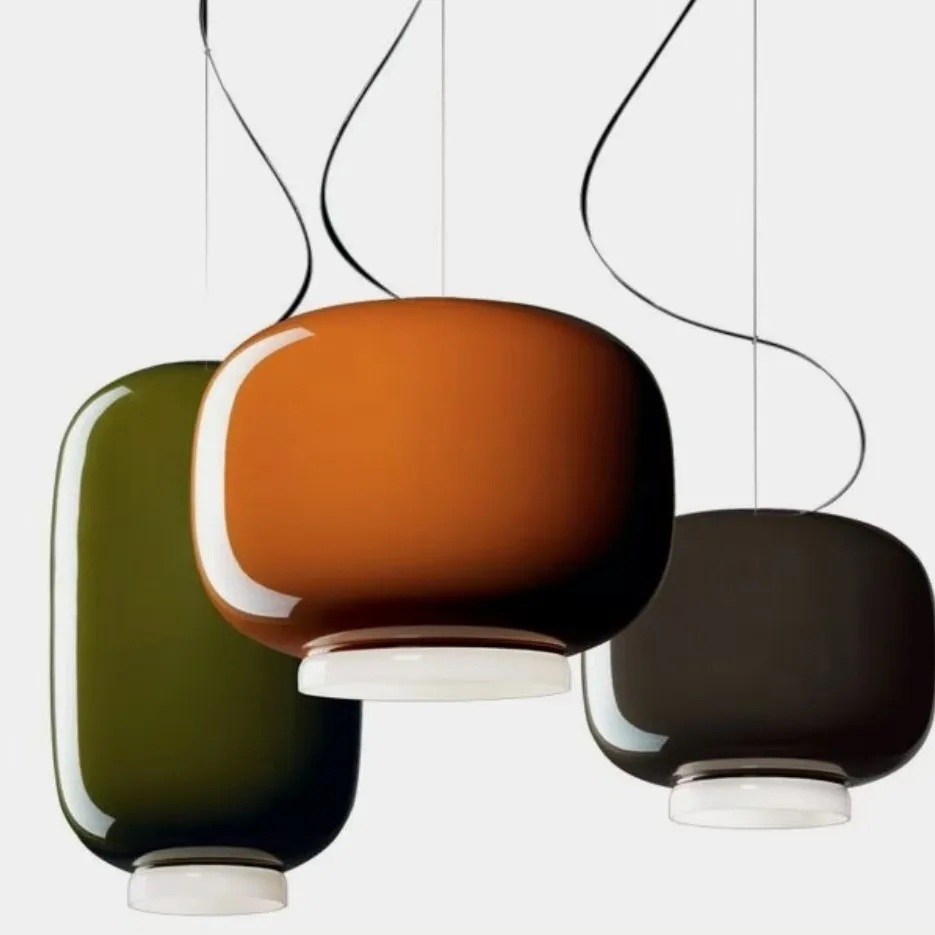 

Italian Modern Glass Pendant Lights Creative Chandelier Lamp for Dining Room Bedroom Nordic Home Decor Loft Lamp Bar Luminaire