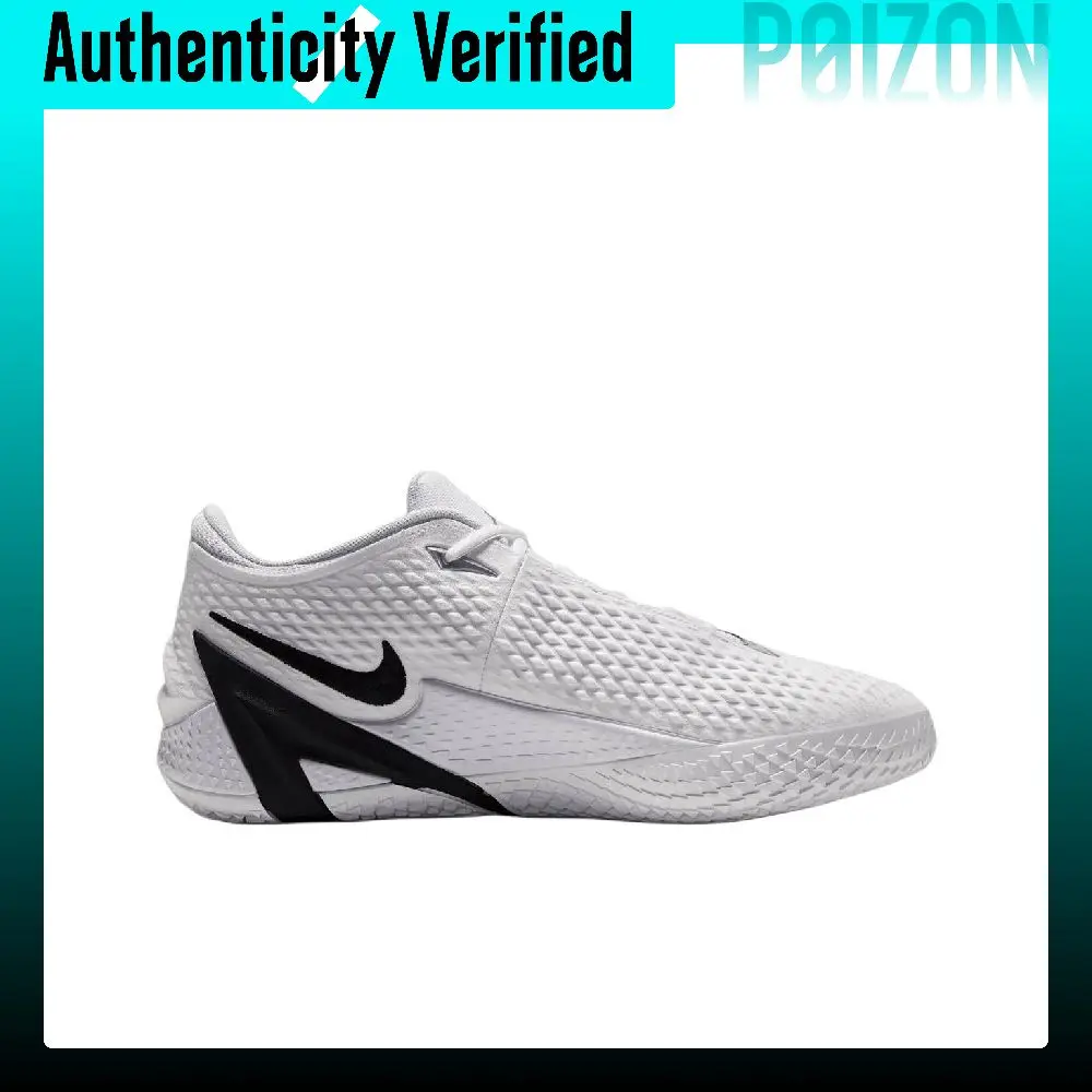Zapatillas de baloncesto Nike Ja 4 de caña baja para hombre, color blanco y negro, modelo IM4136-100.