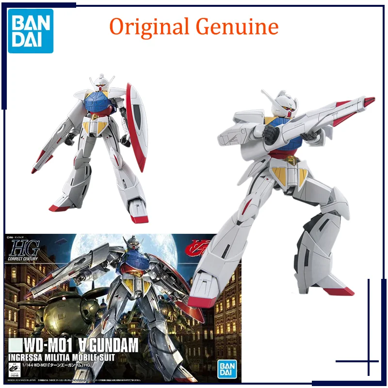 

Оригинальная Подлинная модель HG 1/144 WD-M01 A Gundam INGRESSA, мобильный костюм милиции Bandai, аниме Модели, игрушки, экшн-фигурки, коллекционные подарки