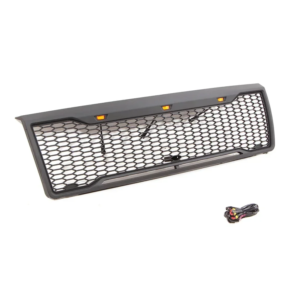 

ABS Front Grille LED Lighting For Ford F150 1992-1996 Truck SUV Front bumper Grille Mesh Mount LED Lighting