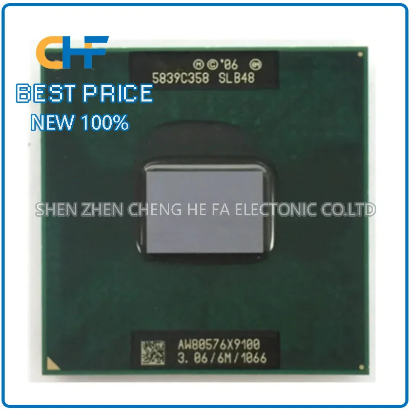 X9100 3.066M 1066 PGA SLB48 CPU PM45/GM45 platform CPU