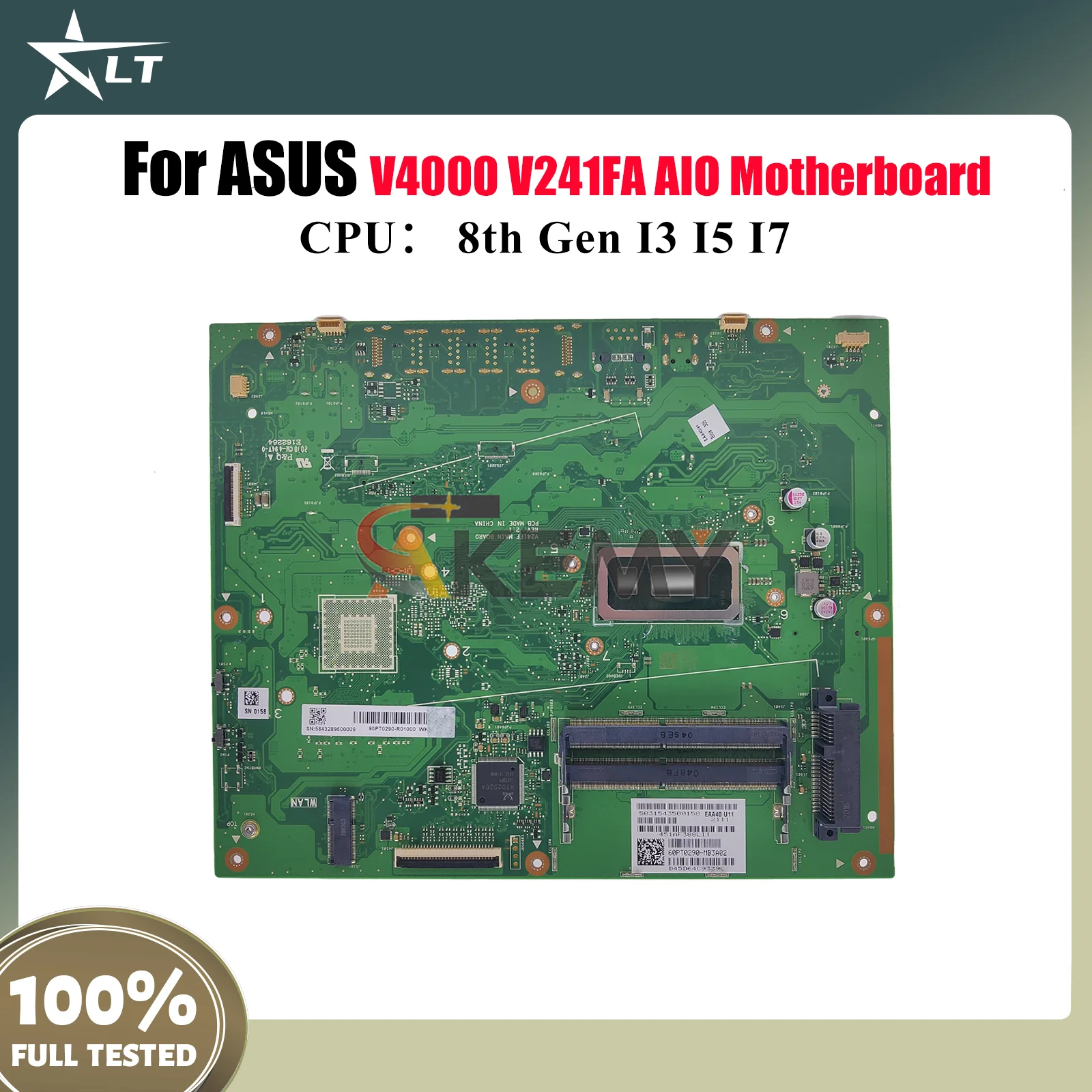 

V241FA Motherboard For ASUS Vivo AiO V4000 V241F V241FF V241FA Mainboard With I3 I5 I7 CPU 100% tests OK fast shipping stk