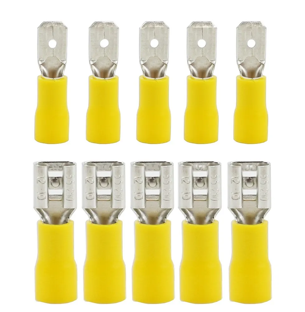 

FDD5.5-250/MDD5.5-250 Female+Male Female male Insulated Electrical Crimp Terminal for Cable Wire Connector