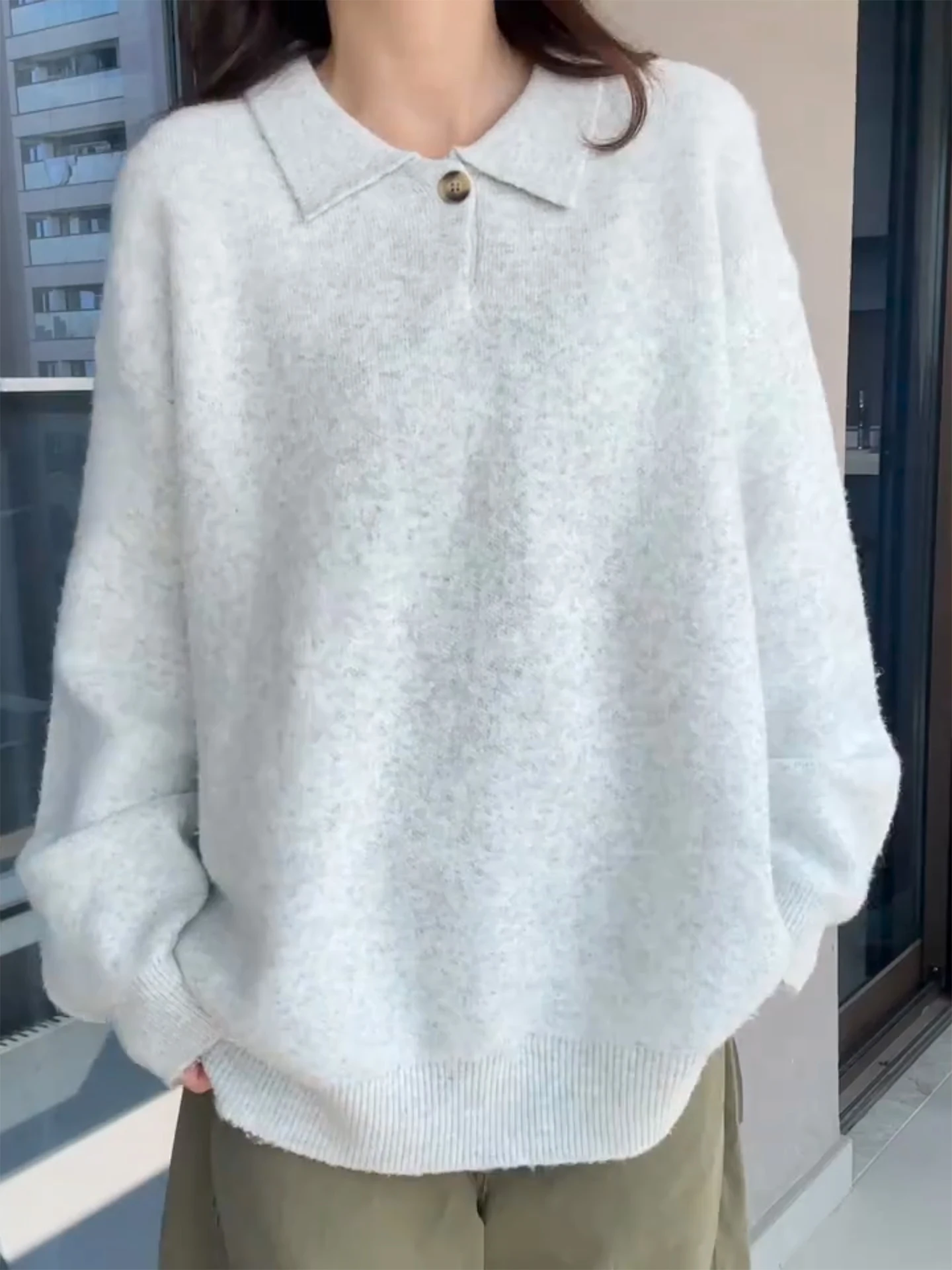 

Мужской вязаный свитер в американском ретро-стиле, осенний, свободного кроя, высококачественный, для ношения под одеждой, мягкий, удобный...