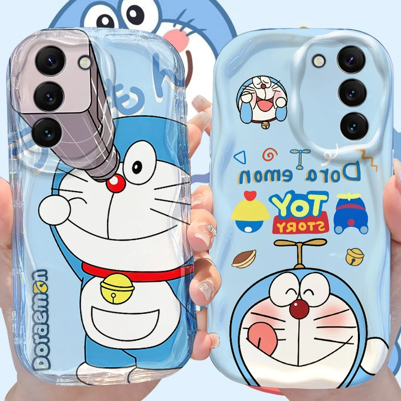 

Doraemon Wave Case for Samsung Galaxy S24 S23 S22 S21 Ultra Plus S20 FE A73 A72 A71 A55 A54 5G A53 A52 A51 4G A50S A50 Cover