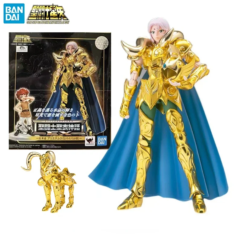 In Stock BANDAI Saint Cloth Myth EX Aries MU KIKI Anime Action Series Figure Model Toy