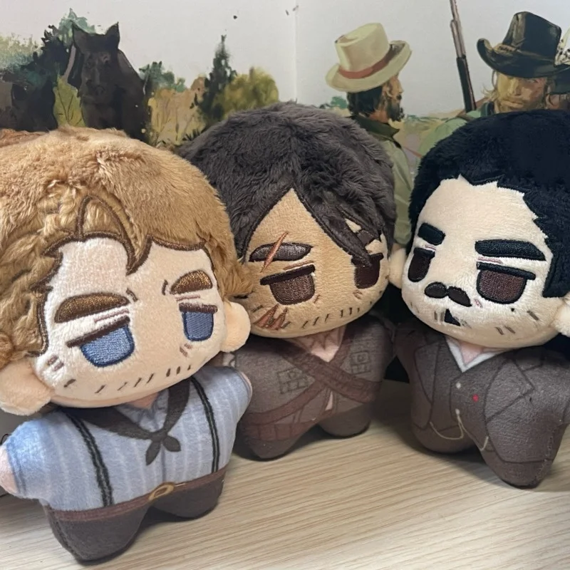 10cm Red Dead Redemption 2 Arthur Morgan Plush Doll John Marston Cosplay Cotton Doll Fans Peripherals Keychain Pandent Gifts
