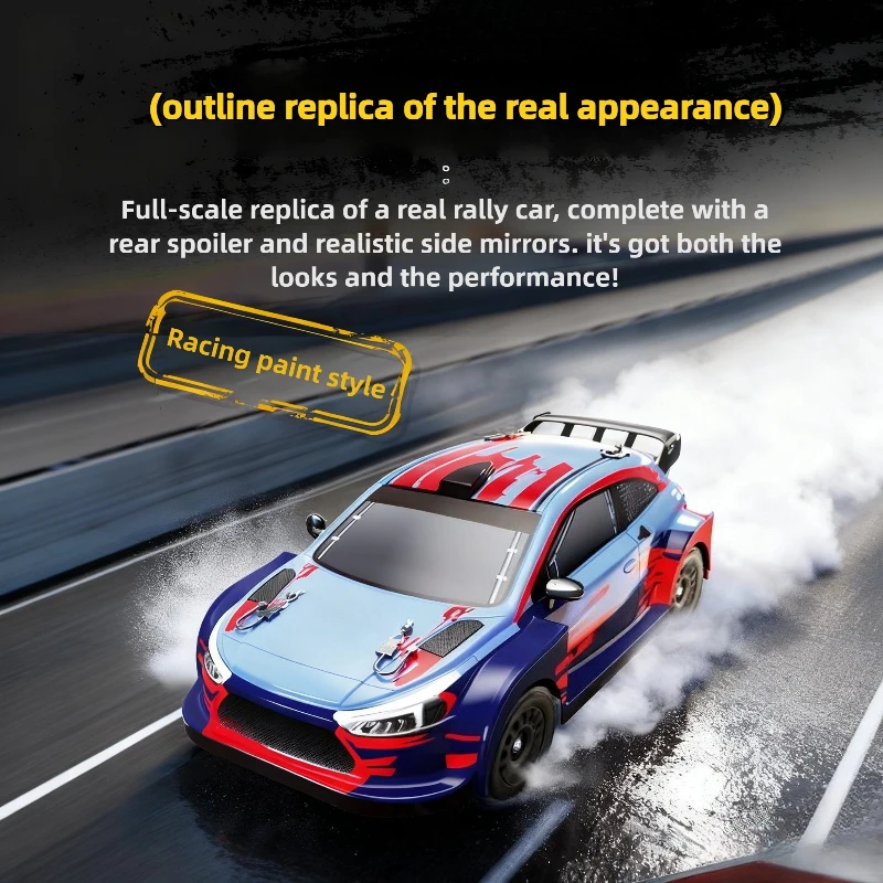 C8828 1/14 4WD التحكم عن بعد رالي سيارة فرشاة الكربون نسخة محاكاة نموذج 2.4G التحكم عن بعد الانجراف رالي سيارة RC سيارة لعبة #6