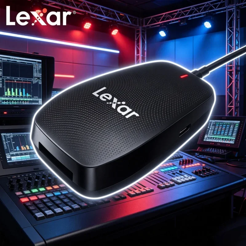 20Gbps High Speed CFexpress Type B Card Reader Lexar 550U Professional USB 3.2 Gen 2x2 Type C 8K RAW for Camera