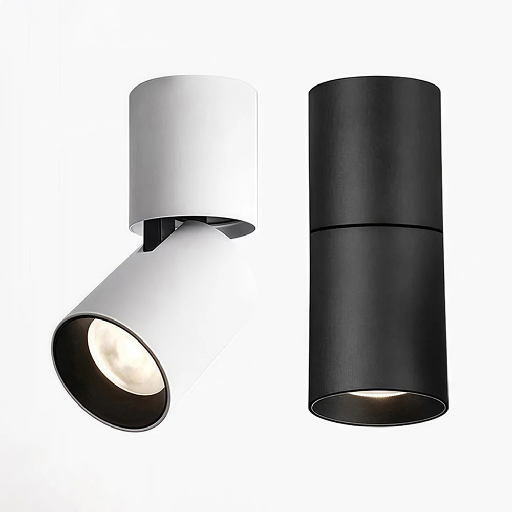 

Surface Mounted Dimmable Rotating Folding COB LED Downlights 9W 12W 15W 18W LED Ceiling Spot Lights AC85~265V Indoor Lighting