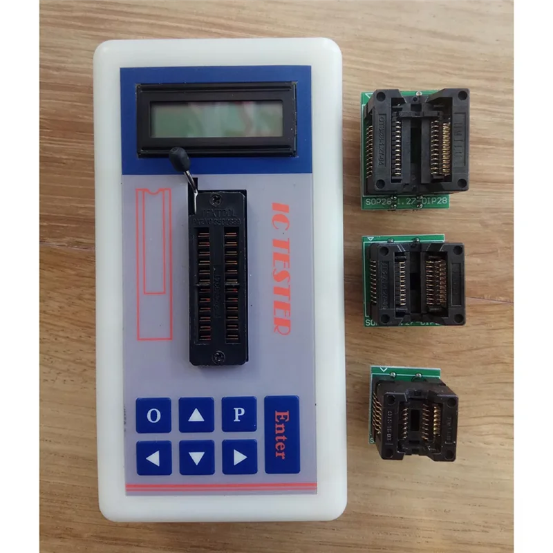 Professionele Geïntegreerde Schakeling Ic Tester Transistor Tester Online Onderhoud Digitale Led Transistor Ic Chips Tester(A)