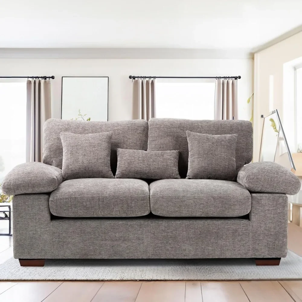 

Living Room Loveseat Sofa Couch|73" Love Seat Couch Sofa|Removable Back Cushion