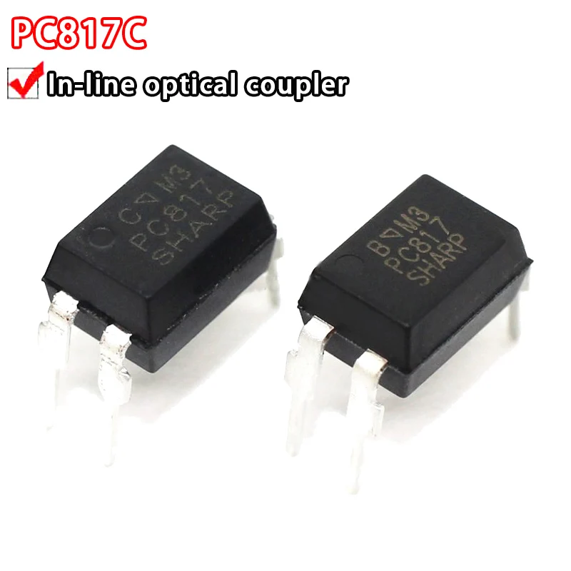 50PCS EL817C PC817 PC817C FL817C FL817 EL817 DIP-4 in-line optical coupler