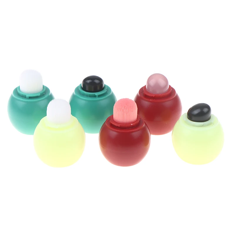 1 قطعة صغيرة على شكل القرع سيليكون/النايلون الشفاه فرش المحمولة أحمر الشفاه و بلسم الشفاه قضيب مع غطاء أداة لطخة مثالية #1