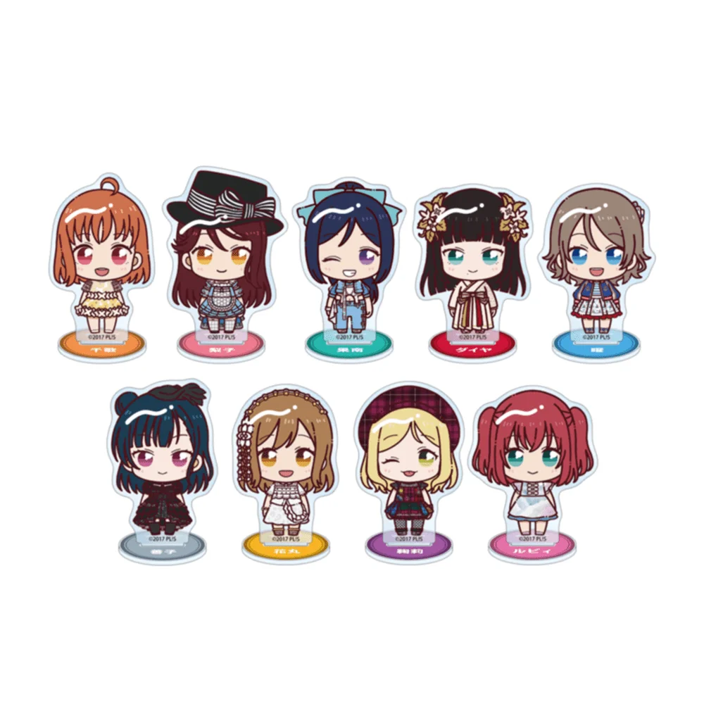 LoveLive Sunshine Matsuura Kanan 10cm Acrylic Stand Keychain Chibi Character Figure Desk Decor Bag Charm Toy Peripheral Gift