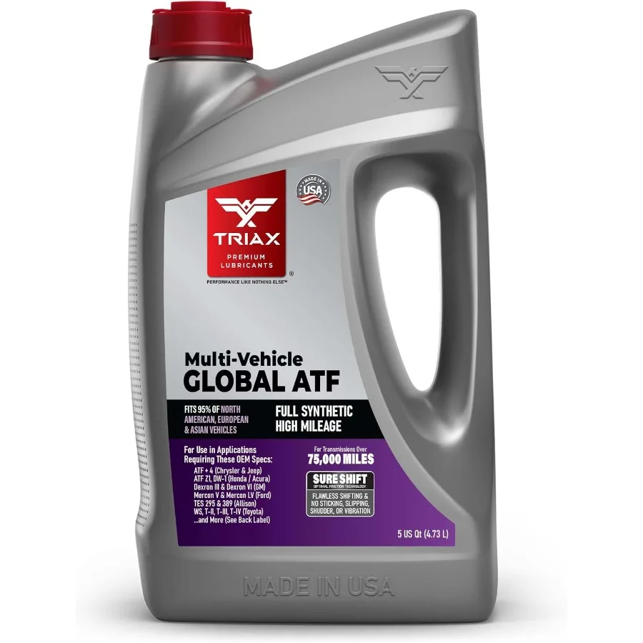 

Global ATF Full Synthetic OEM Grade Automatic Transmission Fluid Fits 95 of US European and Asian Vehicles Compatible with TES