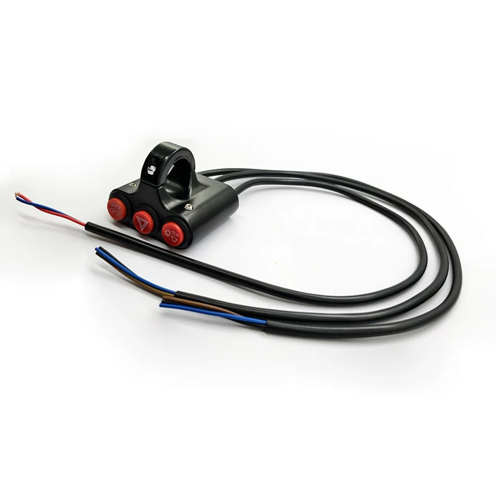 High Low Beam and Double Flash Handlebar Switch for Motorcycle Built from Aluminum Alloy for Electric Bike Applications