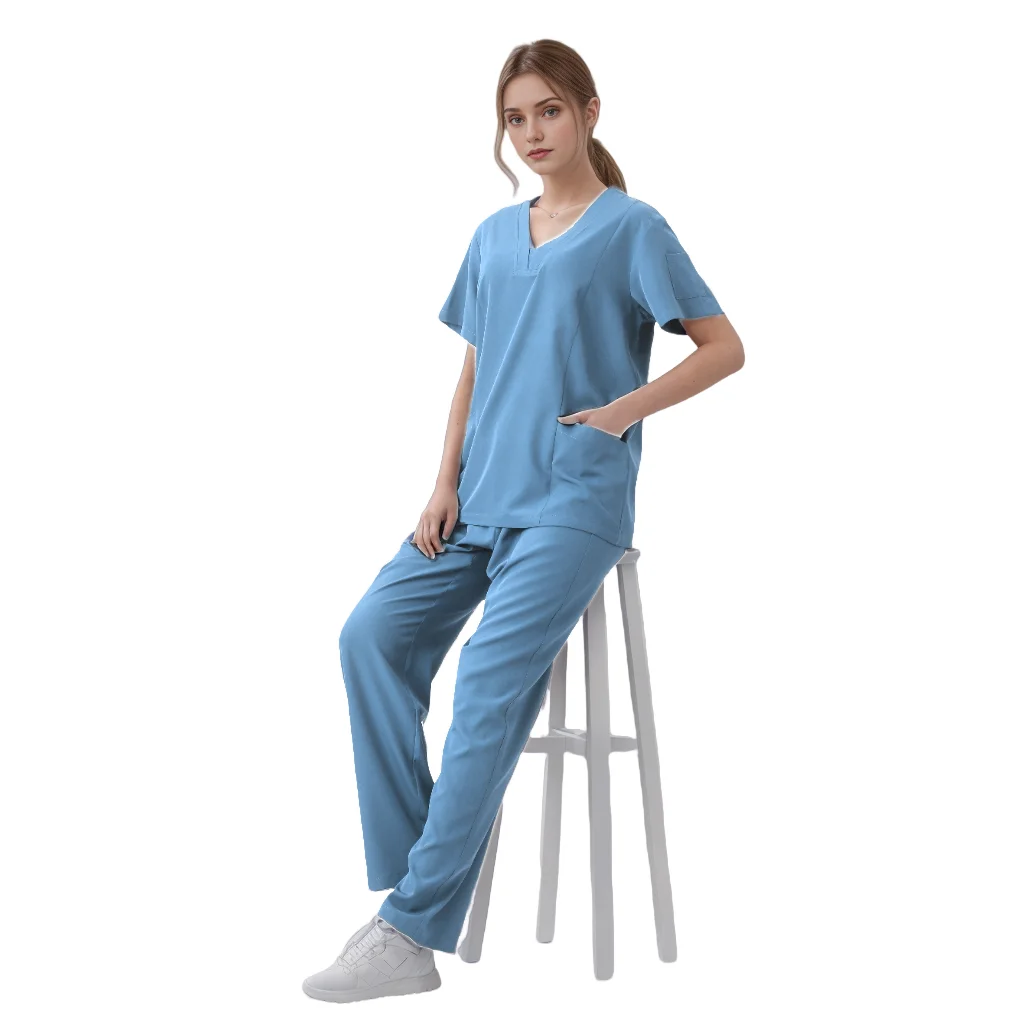 Conjunto de uniforme para mujer, ropa de Spa, blusas médicas, accesorios de Hospital