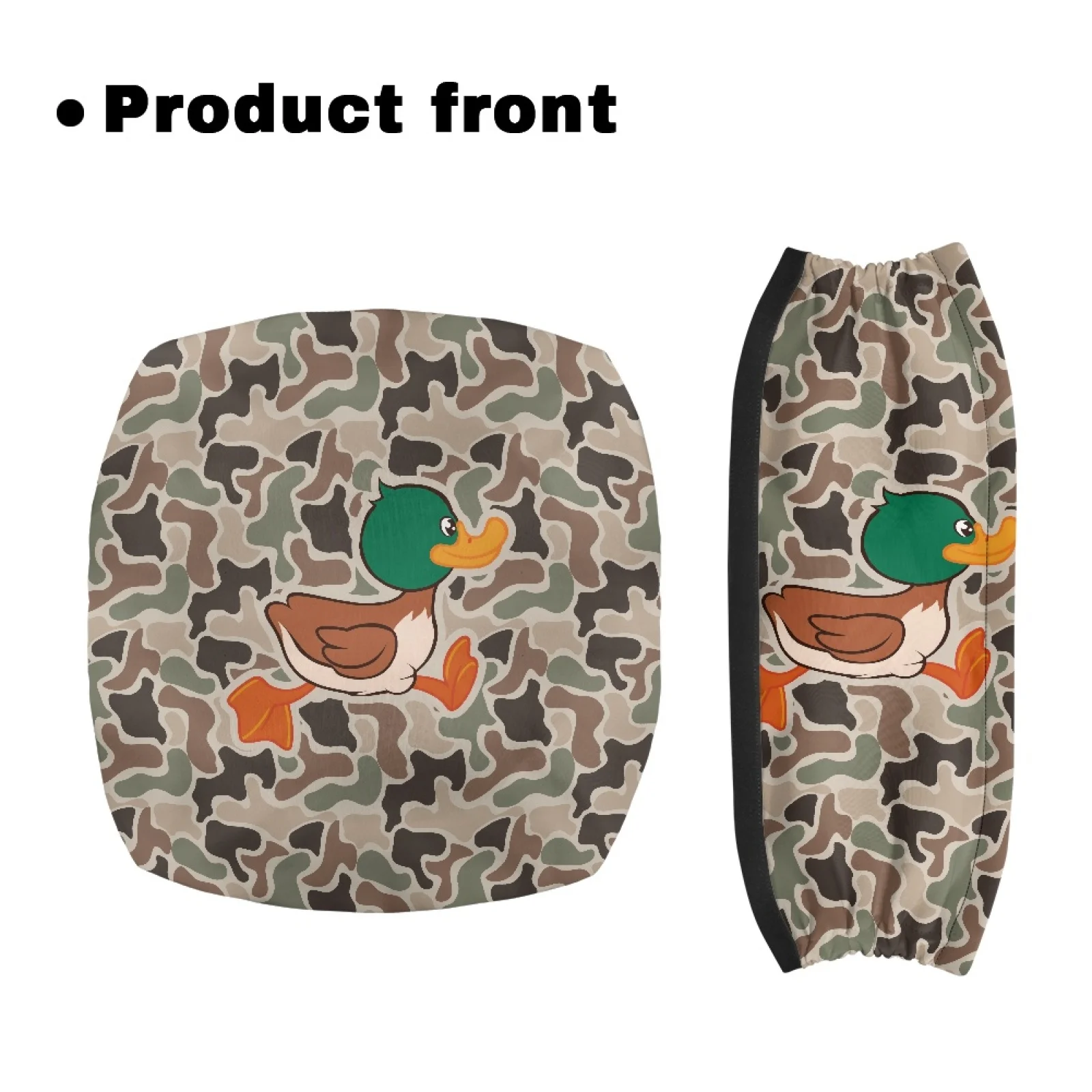 Coloranimal Removable and Washable Elastic Band 2 Pcs Walker Cover for Womens for Streets Camouflage Duck Print