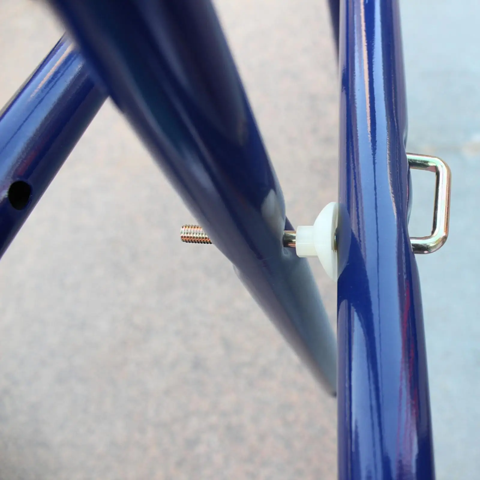 Metalen schommelset met A-frame en glijbaan (blauw, groen, oranje)