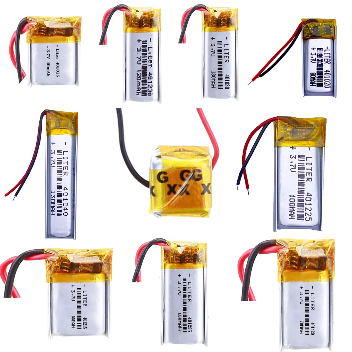 3.7V Lithium Polymer LiPo Rechargeable Battery li-ion Cells For Mp3 PAD DVD E-book Bluetooth Headset Recorder