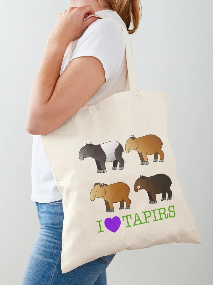 

TAPIRS OF THE WORLD Tote Bag shopping bag logo Candy bags foldable reusable bag tote men's