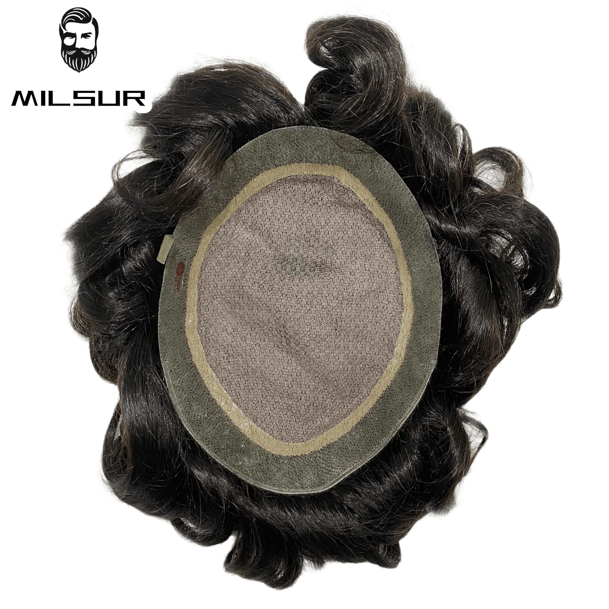 

Men's Hairpieces Silk Base with 1'' Thin Skin Around Toupee Durable Men's Wigs 100% Human Hair System Unit Male Hair Prosthesis