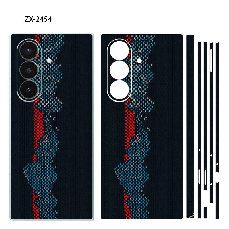 

HM Colorful Anti-Scratch Stickers For Samsung Galaxy Z Fold7 6 5 4 3 Protective Decal Skin Cover Back Film