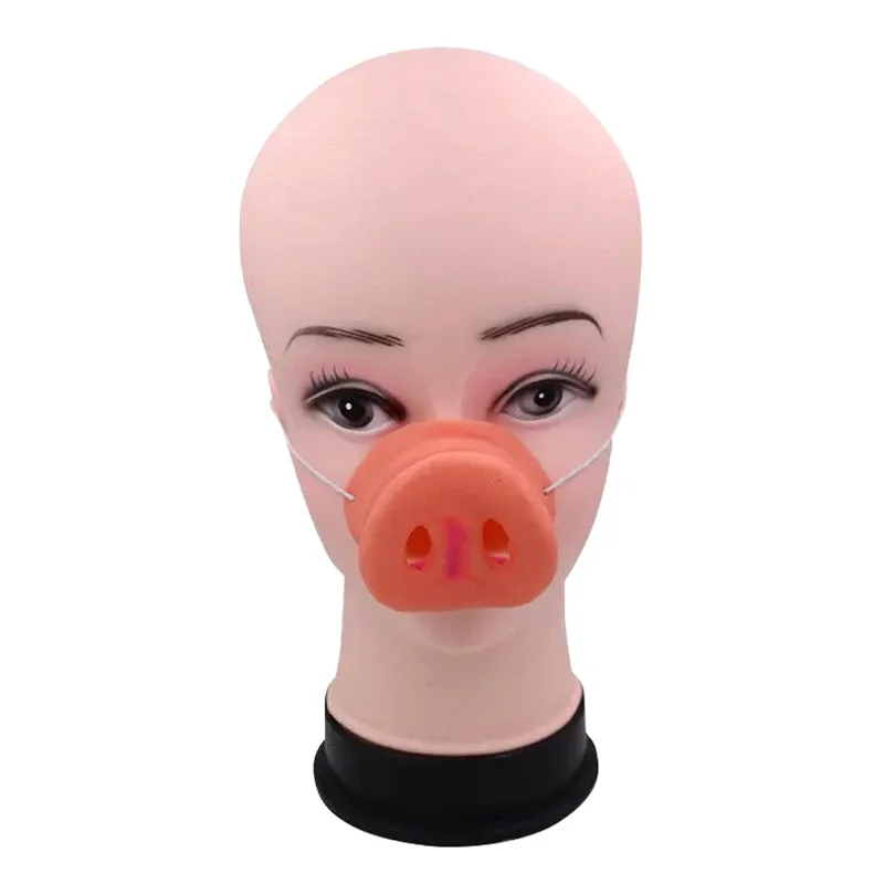 Halloween Simulation Latex Pig Nose Fake Nose Party Ghost Festival Props Masquerade Mask Pig Nose Cosplay Mask Holiday Decor