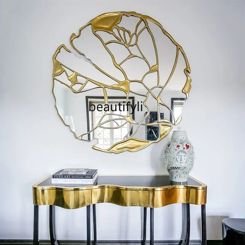 

smt03 New Arrivals D06 Customized special-shaped mirror, wall hanging, wall decoration, hand-carved irregular guest restaurant e