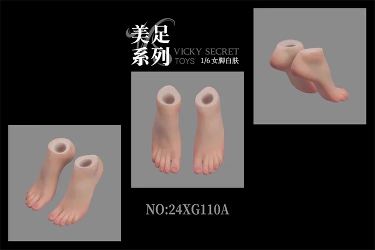 Presale VSTOYS 24XG110 24XG111 1/6 Scale Beauty Foot Carving Model Accessories Fit 12 inch Action Figure Body Toys Gifts