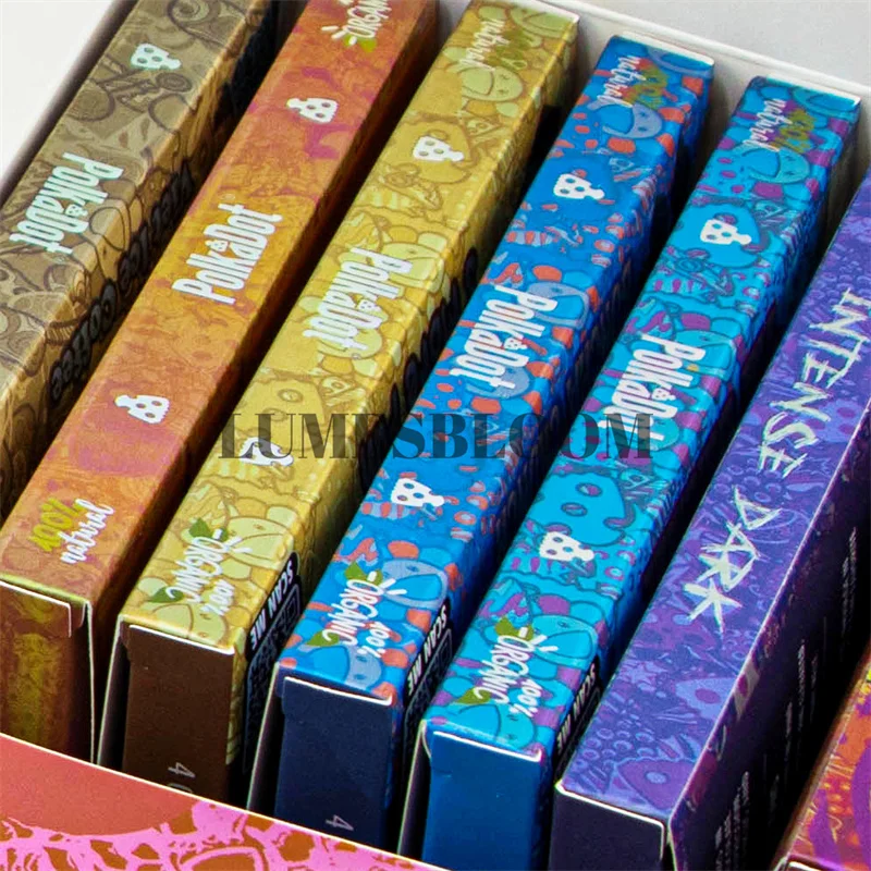 Hologramiz Paper Packaging Empty Chocolate Bar Polkadot Cartboard Sticker Plastic Storage Bag with Display Boxes Oneup Customize