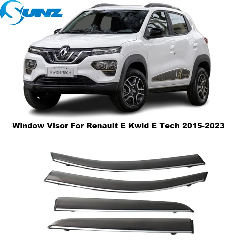 Sun Rain Guard Deflector For Renault E Kwid E Tech City K-ZE BW 2015 2016 2017 2018 2019 2020 2021 2022 2023 Car Window Visor