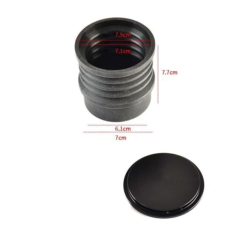 Smerigliatrice premere e soffiare per pulire la polvere rimanente del disco abrasivo piccolo contenitore per chicchi macinacaffè presa in polvere