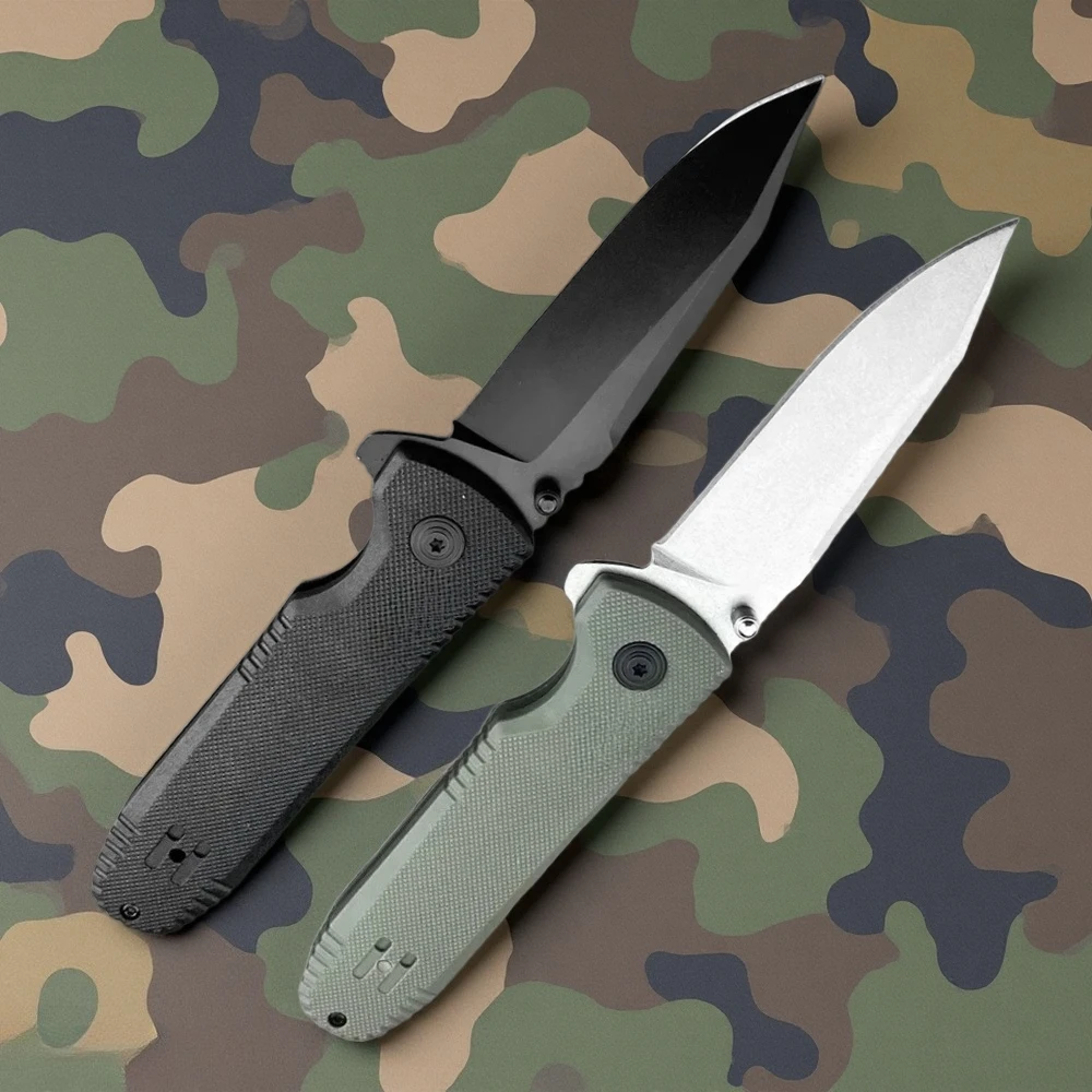 

High-Quality EDC Folding Pocket Knife 7Cr13MoV Blade Nylon Fiber Handle Outdoor Camping Hiking Fishing Everyday Carry Knives