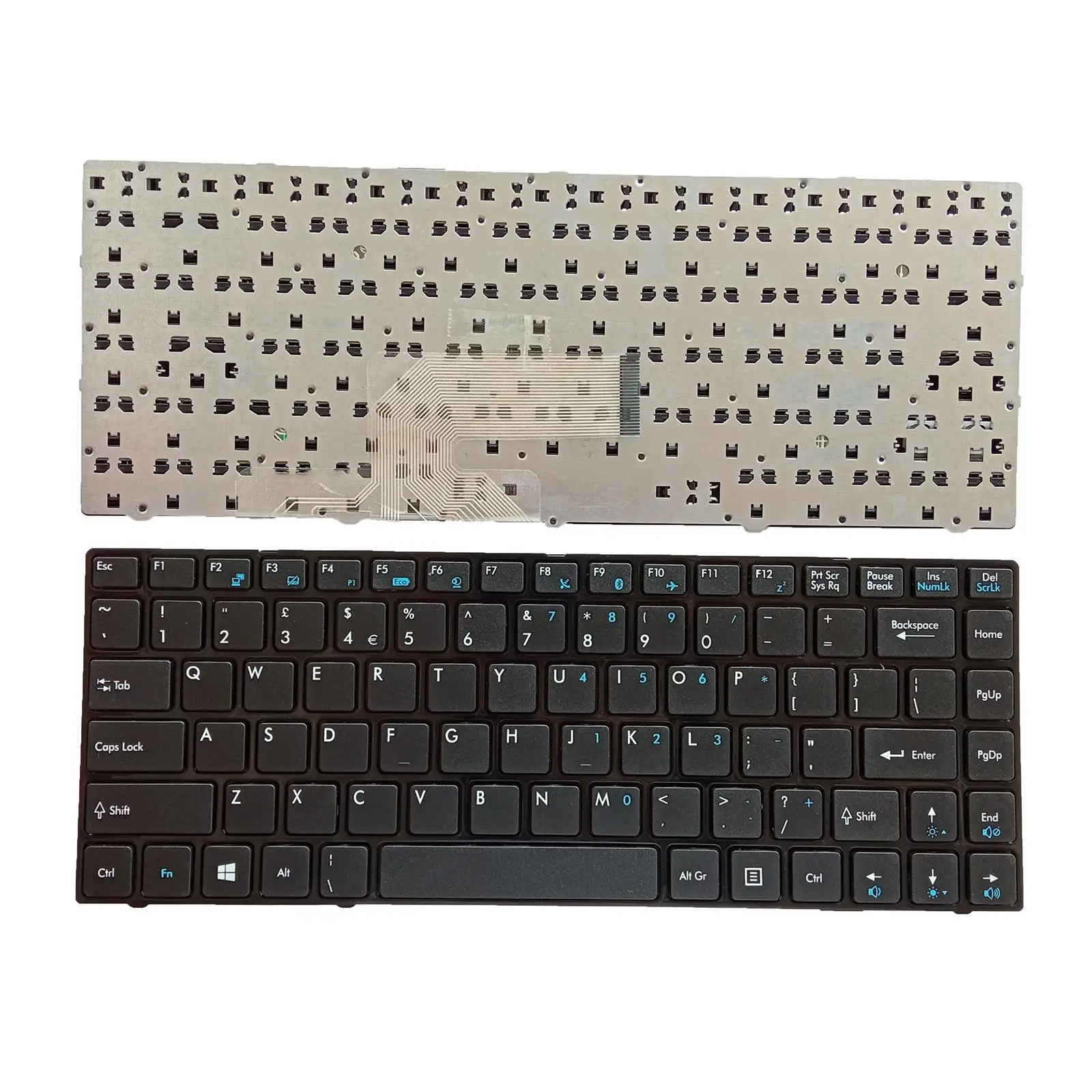 

US Keyboard US Layout with , Matte, Notebook Keyboard, Keypad for MSI CR420 0 CX430 CR420 x370 CR460 Replaces Part Accessories