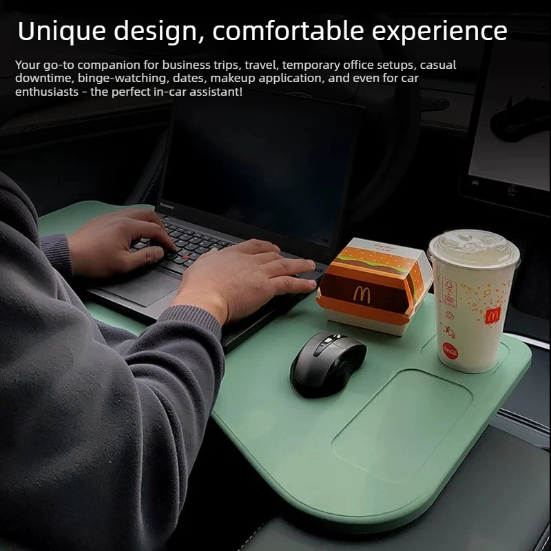 For VOYAH Dreamer/FREE/COURAGE Adjustable Portable Car Inner Desk Easy Install Fold Up Auto Back Seat Multifunctional Use Table view 2