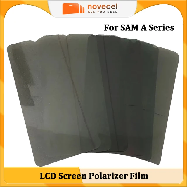10 szt. Polaryzator z wyświetlaczem LCD folia OLED polaryzowana do Samsung A71 A05s A80 A20e A21s A30s A11 A31 A41 A53 A50 wymiana ekranu