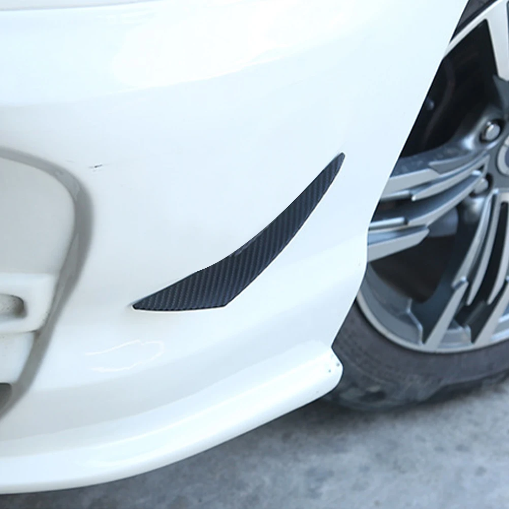 

4Pcs Carbon Fiber Spoiler Smooth Texture Durable Universal Car Accessories Tail Bumper Modification Part Vehicle Aero