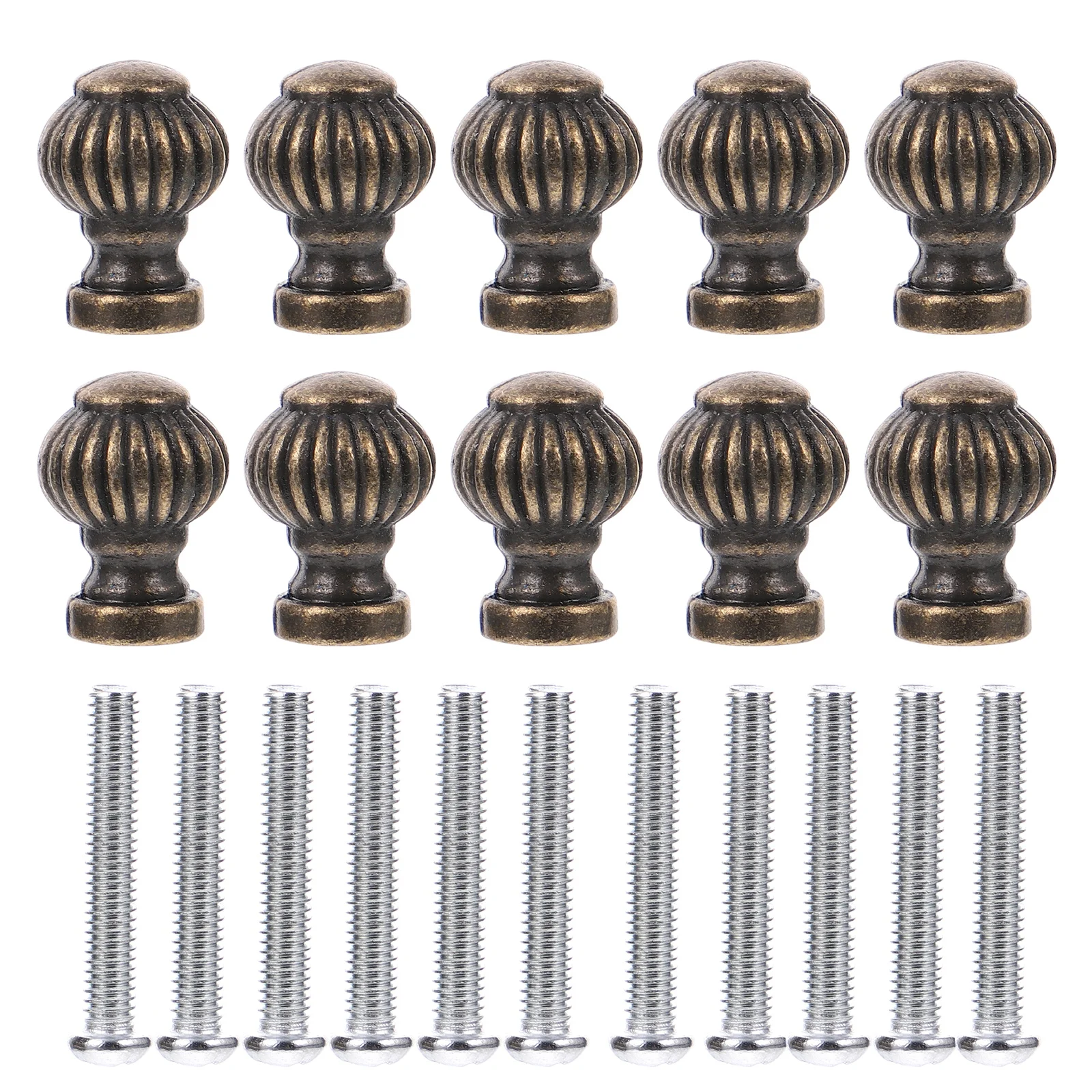 

10pcs Zinc Alloy Cabinet Handles Vintage Knobs Kitchen Wardrobe Drawer European Style Door Supply Smooth Safe Home Office Use