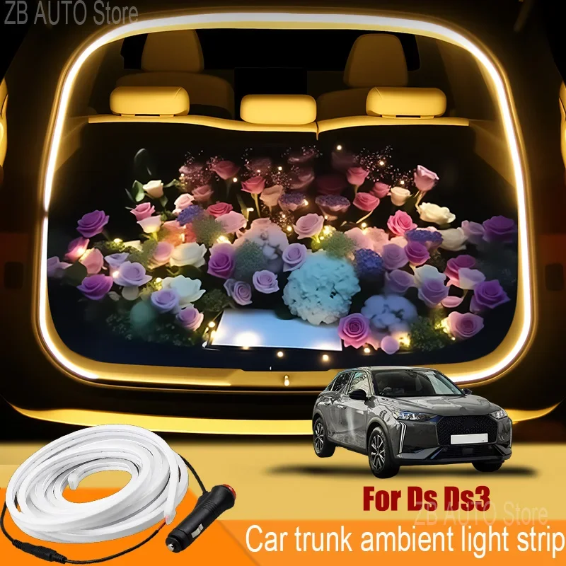 

For Ds ds3 Automobile trunk ambient light automatic sensing car interior lighting with accessories