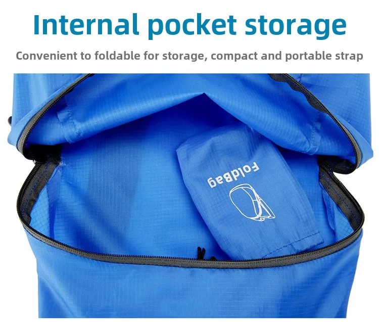 Outdoor Foldable Skin Bag, Ultra Lightweight, Portable Backpack, Men's and Women's Ultra-thin Sports Backpack Bags for Women